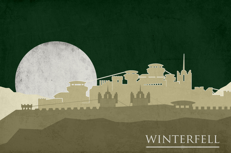 Illustration for article titled Awesome Game of Thrones Travel Posters for Your Next Trip to Westeros!